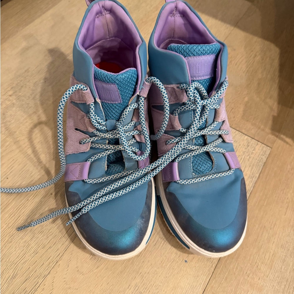 FitFlop Women's Blue & Purple Sneaker 8.5